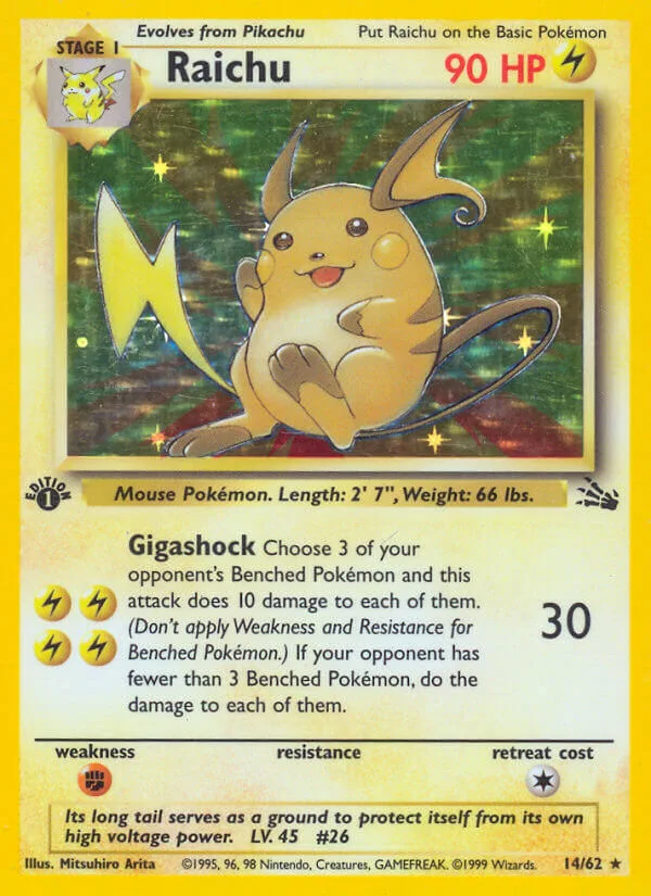 Raichu, Fossil 14/62