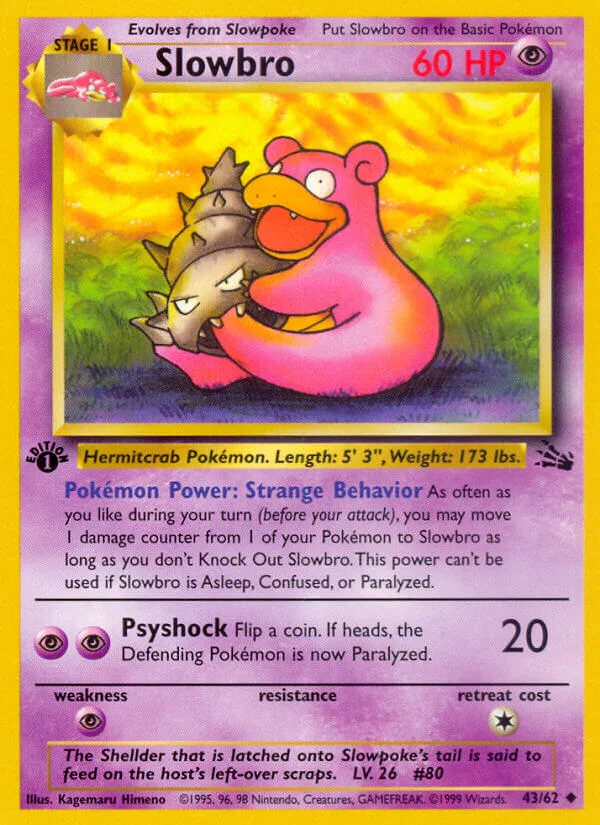 Slowbro, Fossil 43/62