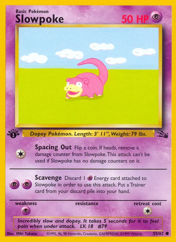 Slowpoke, Fossil 55/62