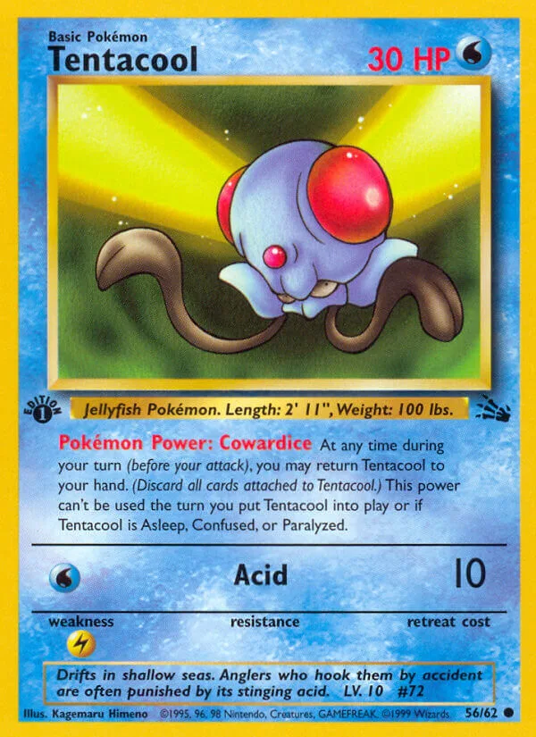 Tentacool, Fossil 56/62