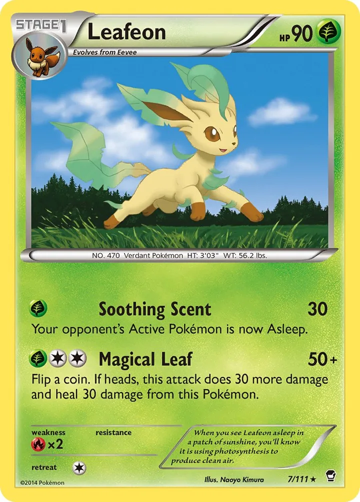 Leafeon, Furious Fists 7/111