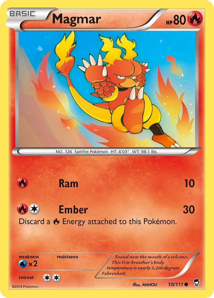 Magmar, Furious Fists 10/111