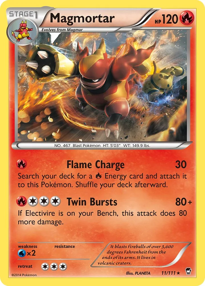 Magmortar, Furious Fists 11/111