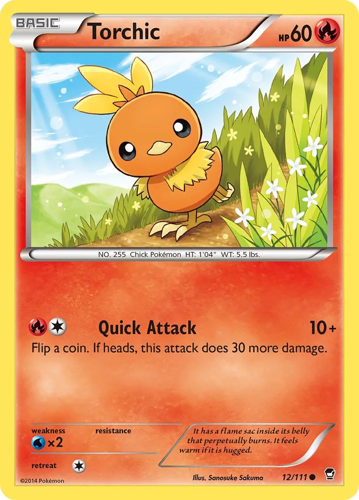 Torchic, Furious Fists 12/111