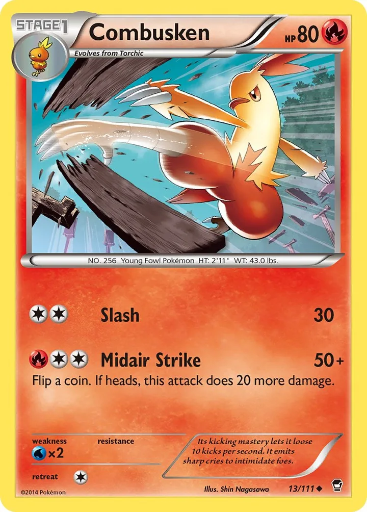 Combusken, Furious Fists 13/111