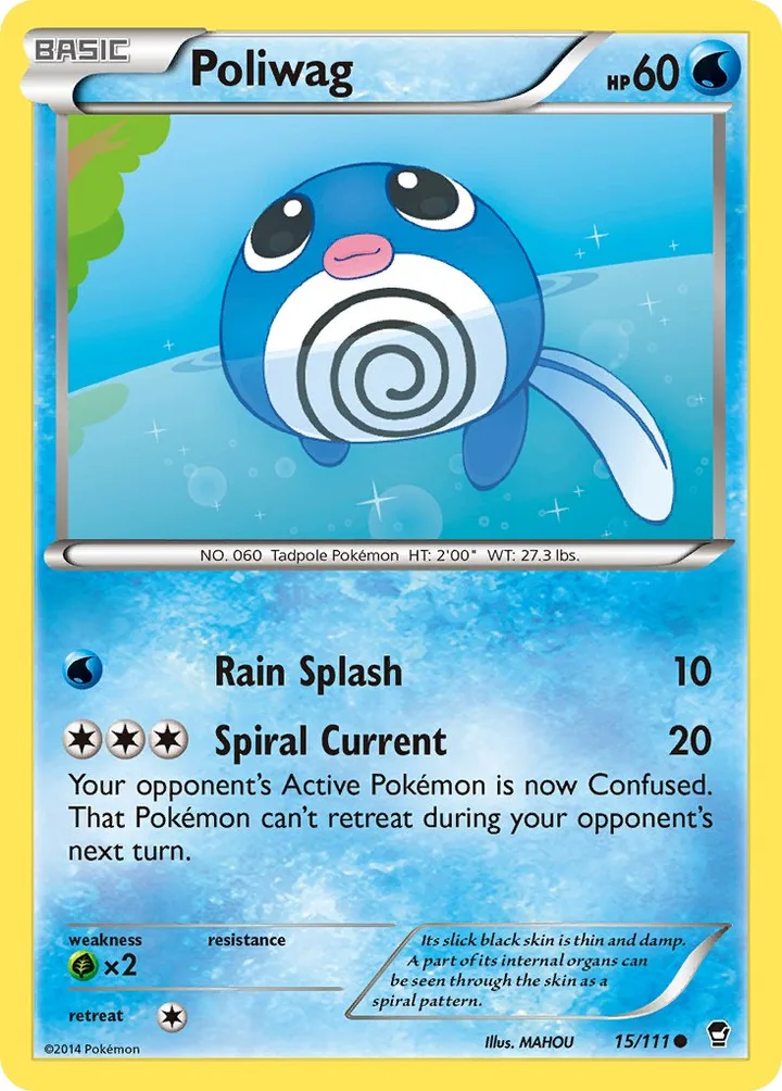 Poliwag, Furious Fists 15/111