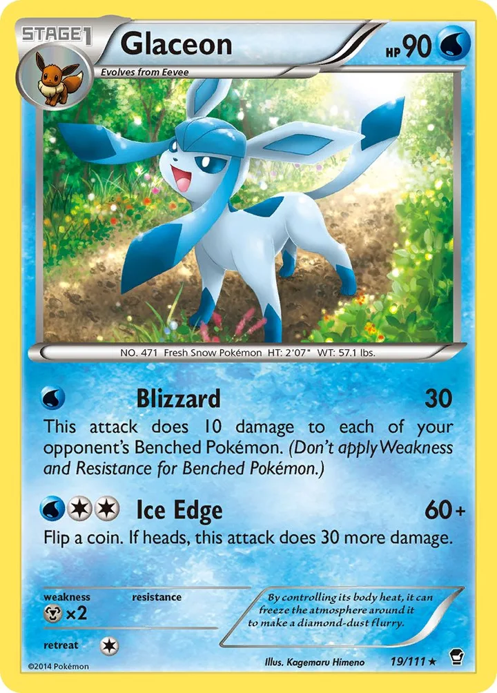 Glaceon, Furious Fists 19/111