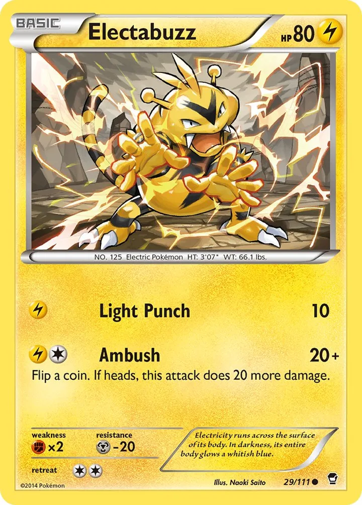 Electabuzz, Furious Fists 29/111