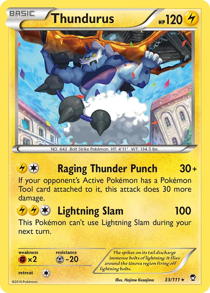 Thundurus, Furious Fists 33/111