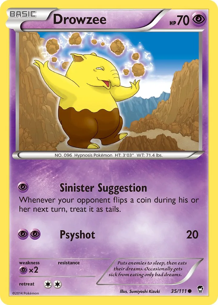 Drowzee, Furious Fists 35/111
