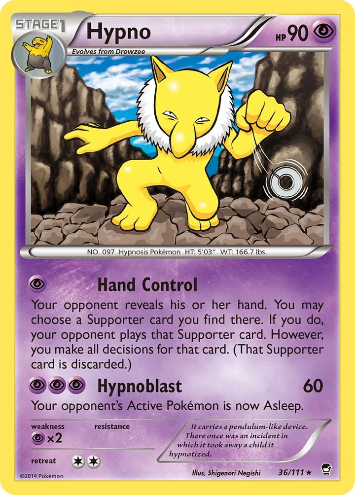 Hypno, Furious Fists 36/111