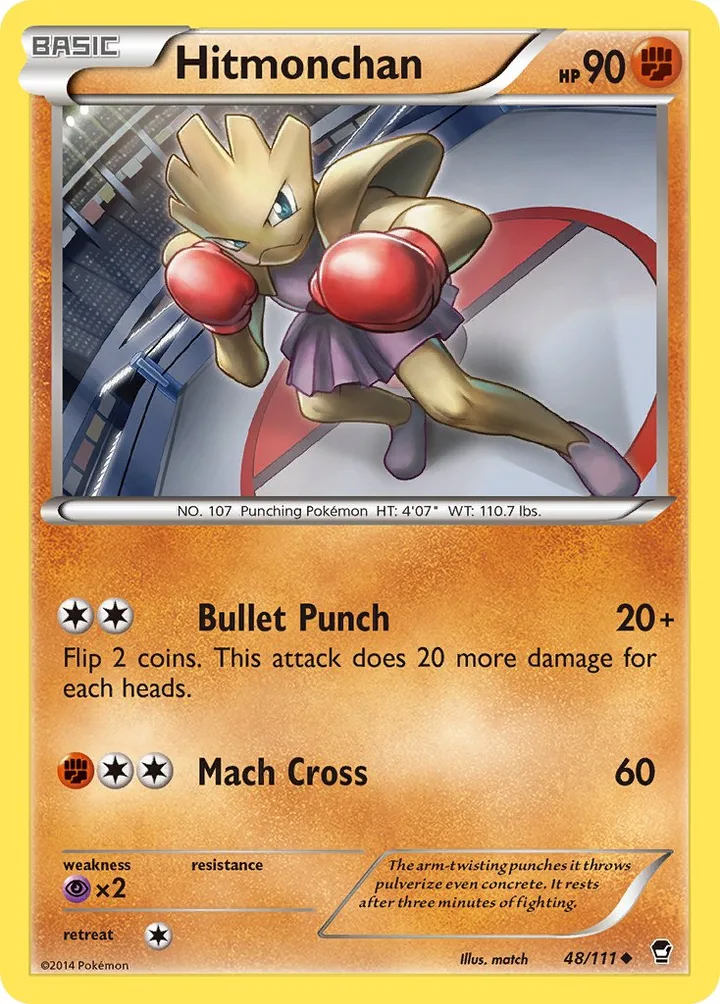 Hitmonchan, Furious Fists 48/111