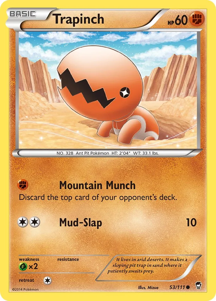 Trapinch, Furious Fists 53/111