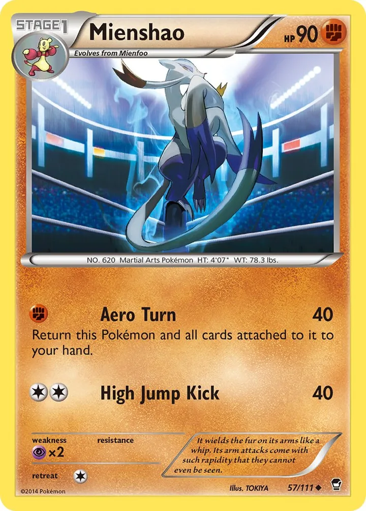 Mienshao, Furious Fists 57/111