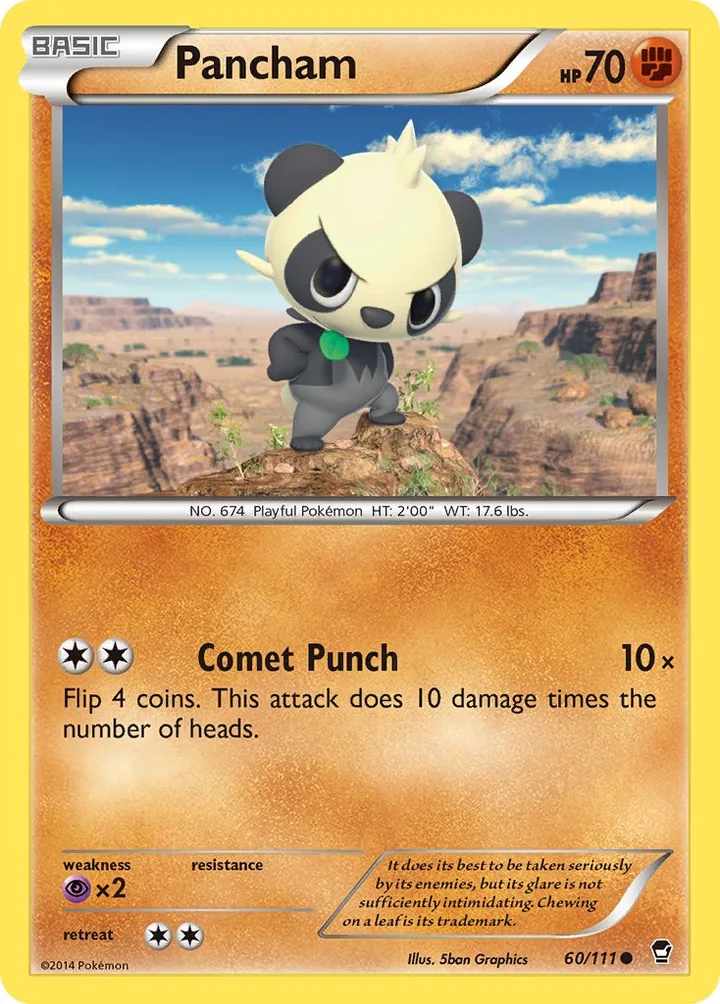 Pancham, Furious Fists 60/111