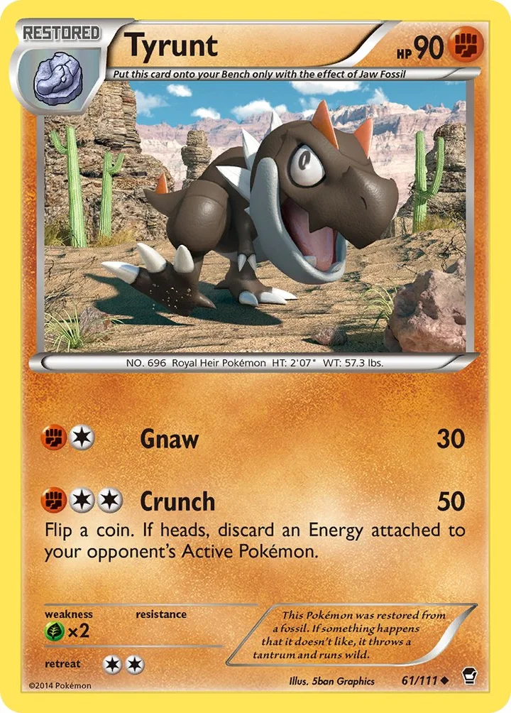 Tyrunt, Furious Fists 61/111