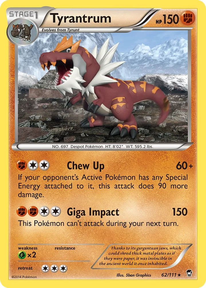 Tyrantrum, Furious Fists 62/111