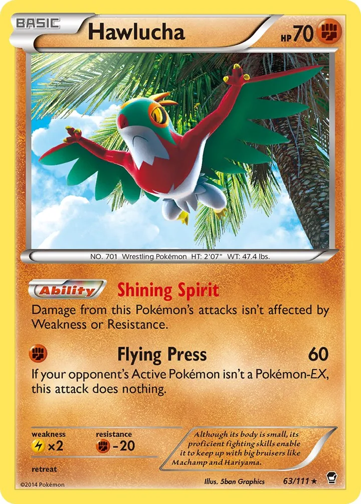 Hawlucha, Furious Fists 63/111