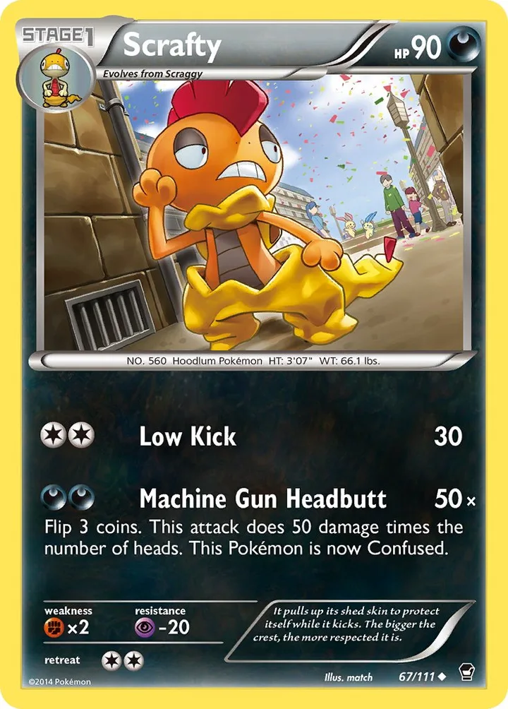 Scrafty, Furious Fists 67/111