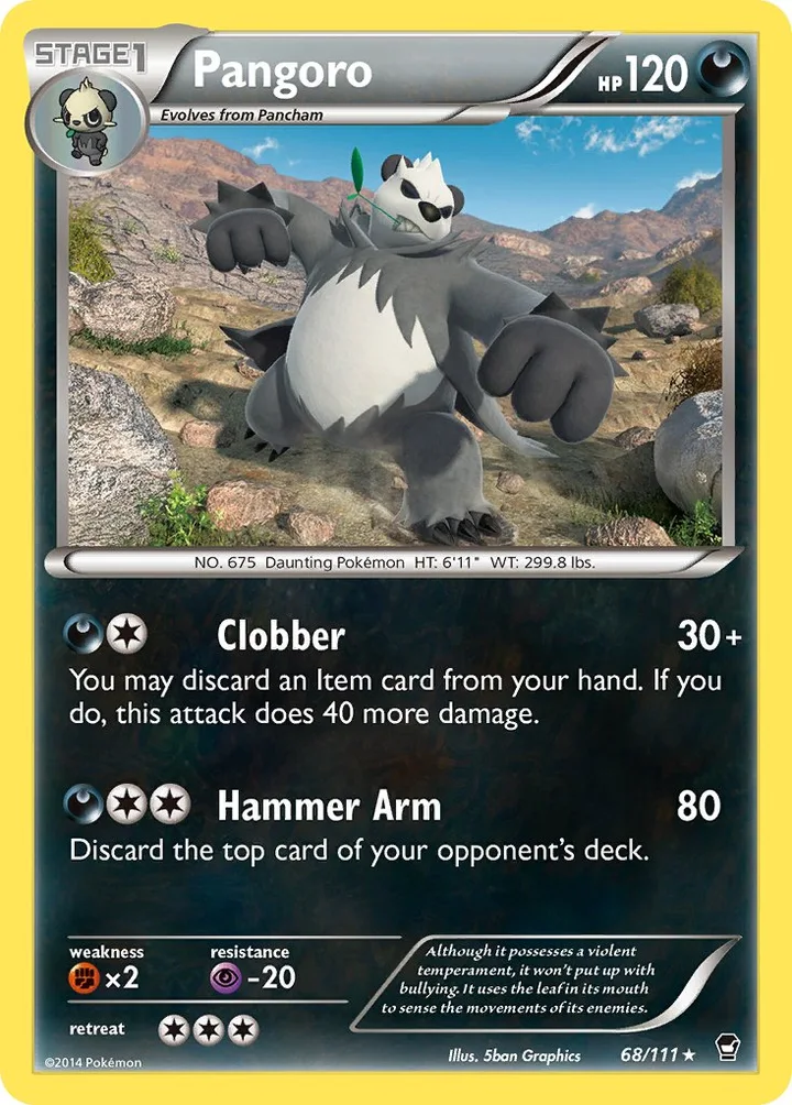 Pangoro, Furious Fists 68/111