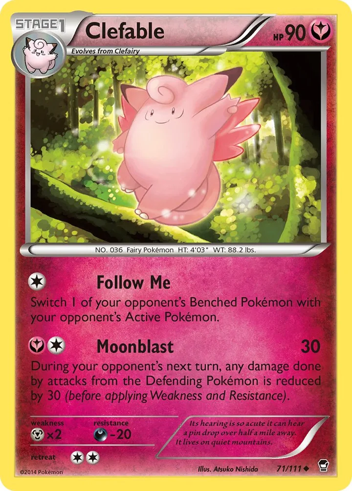 Clefable, Furious Fists 71/111