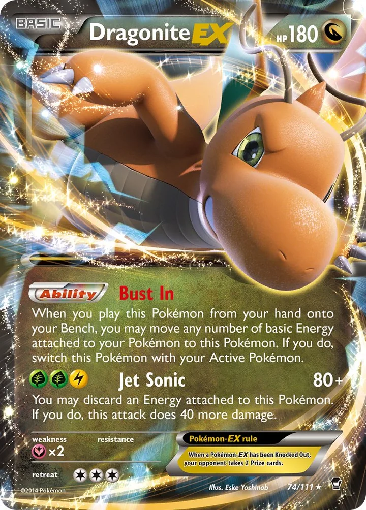Dragonite-EX, Furious Fists 74/111