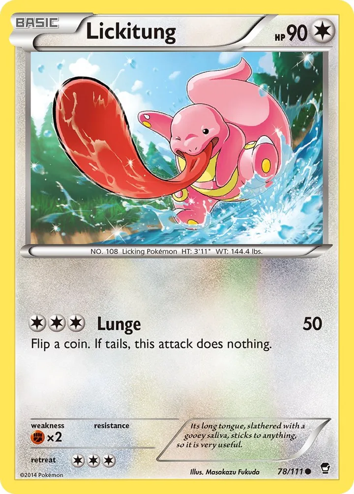 Lickitung, Furious Fists 78/111