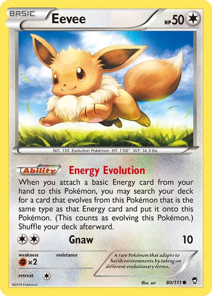 Eevee, Furious Fists 80/111