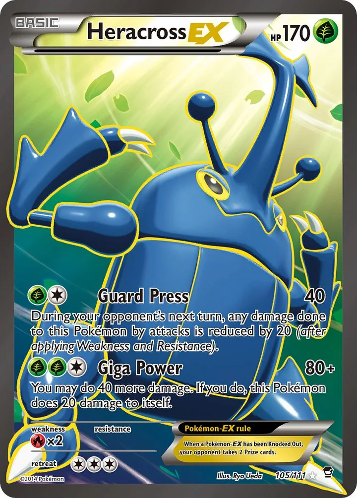 Heracross-EX, Furious Fists 105/111