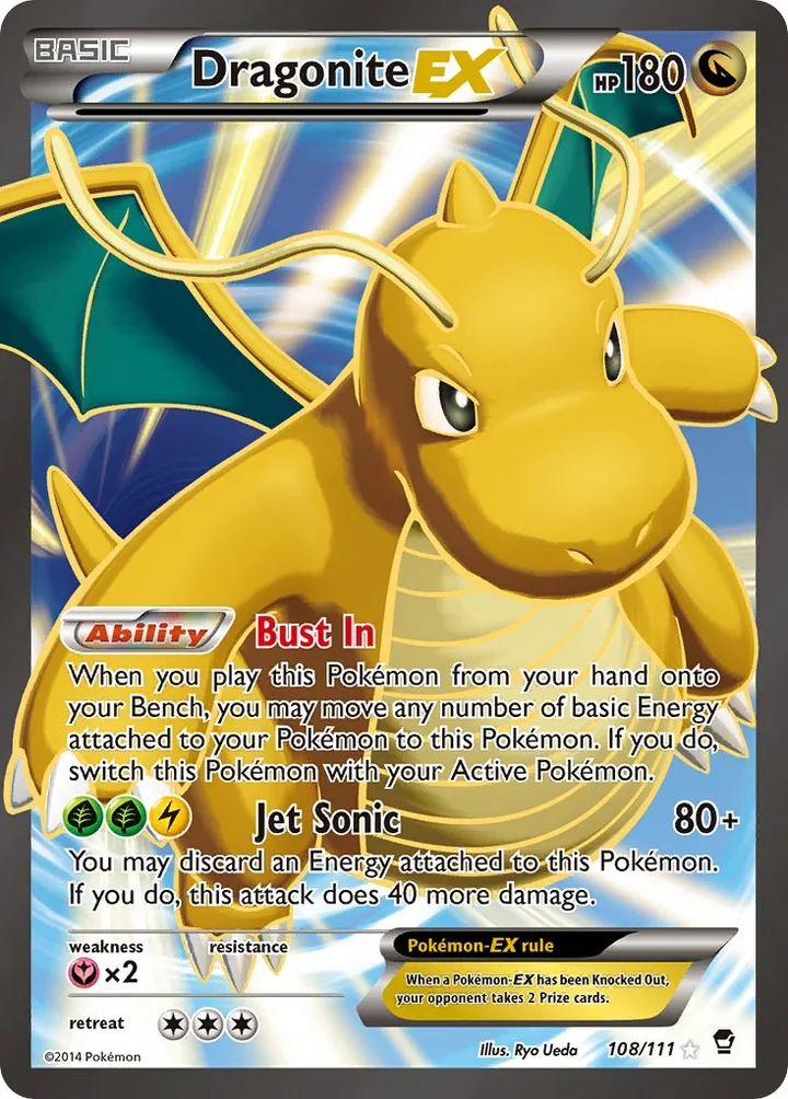 Dragonite-EX, Furious Fists 108/111
