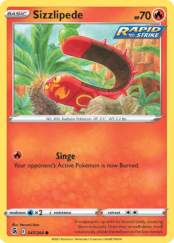 Sizzlipede, Fusion Strike 047/264