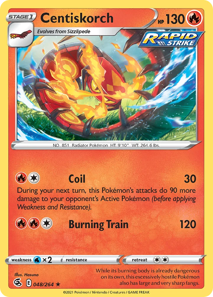 Centiskorch, Fusion Strike 048/264