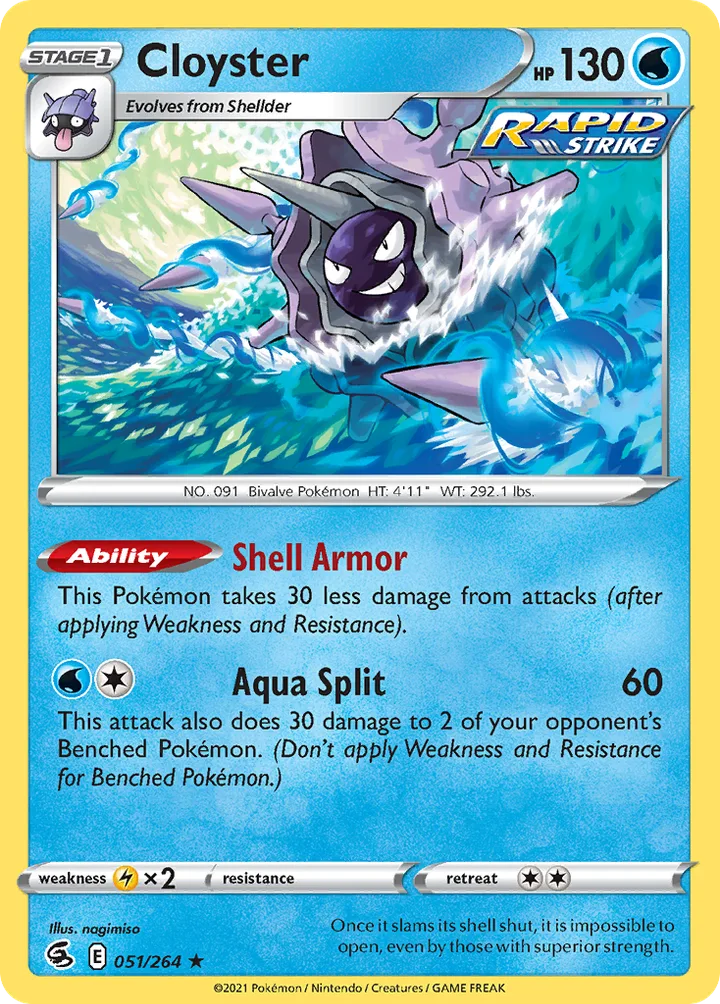 Cloyster, Fusion Strike 051/264