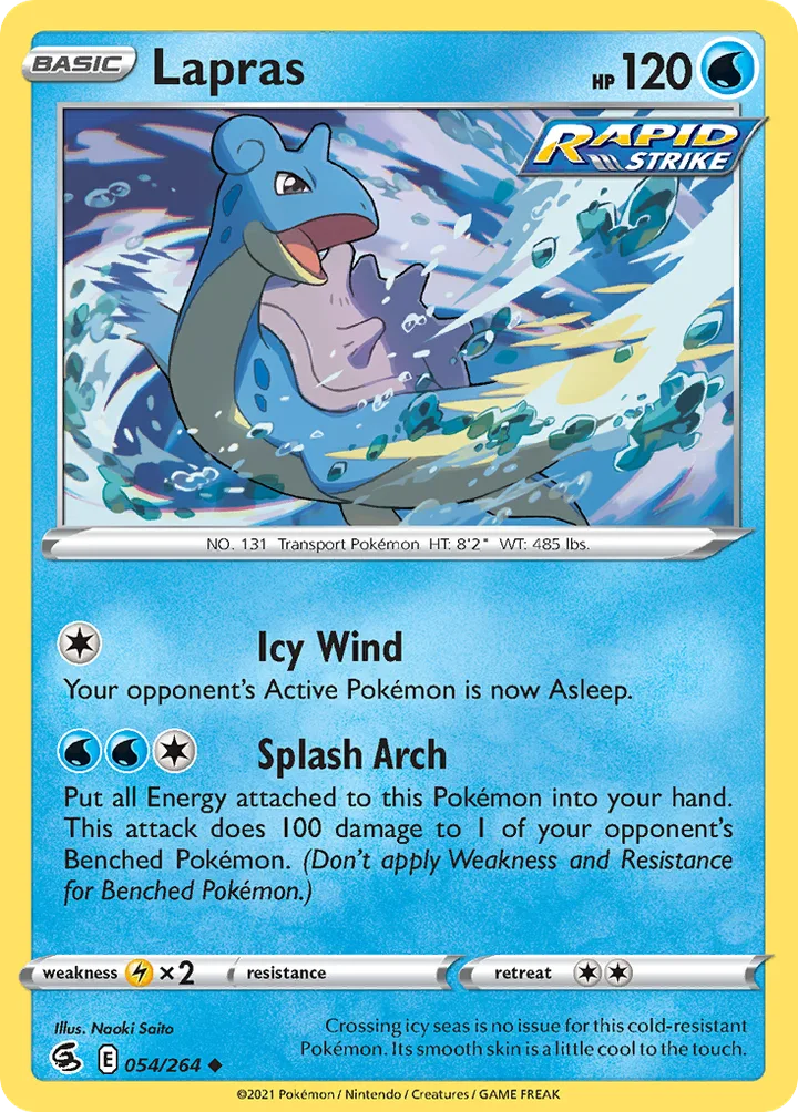 Lapras, Fusion Strike 054/264