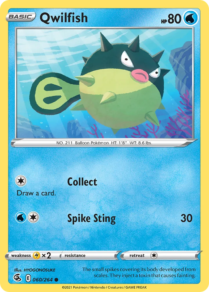 Qwilfish, Fusion Strike 060/264