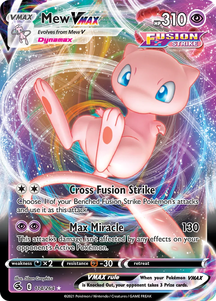 Mew VMAX, Fusion Strike 114/264
