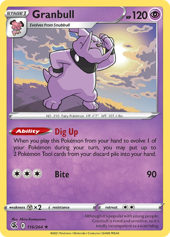 Granbull, Fusion Strike 116/264