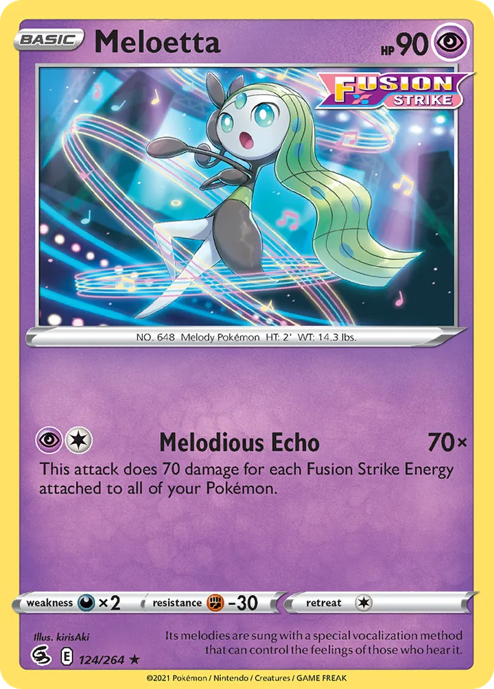 Meloetta, Fusion Strike 124/264