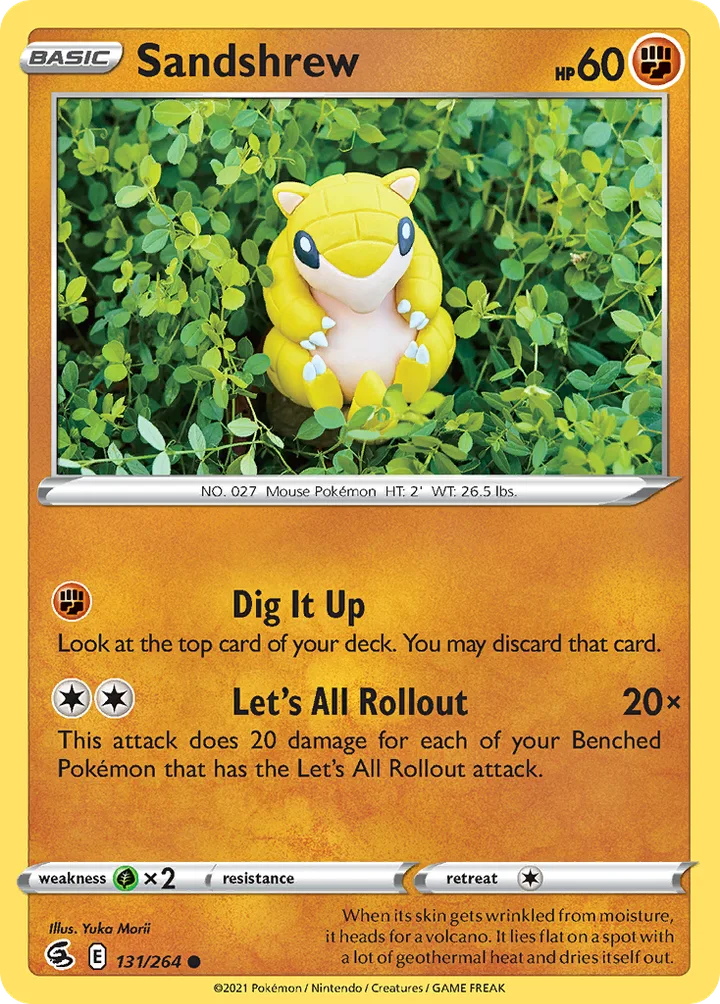 Sandshrew, Fusion Strike 131/264