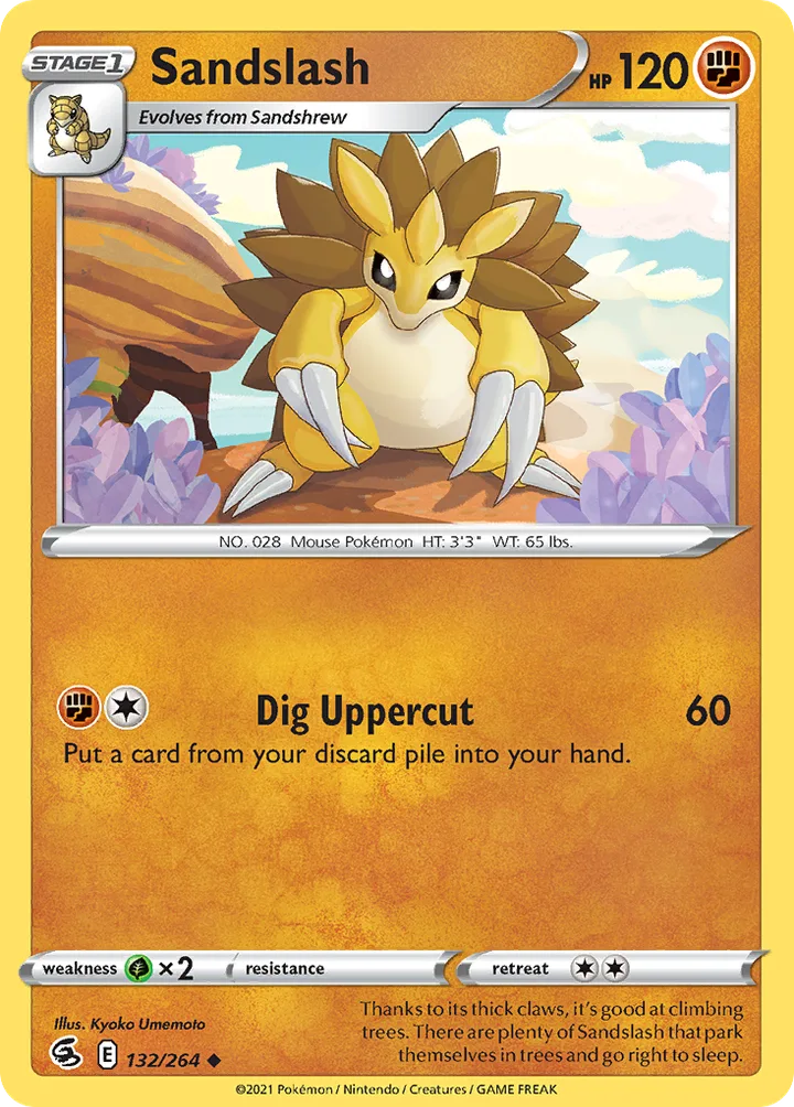 Sandslash, Fusion Strike 132/264