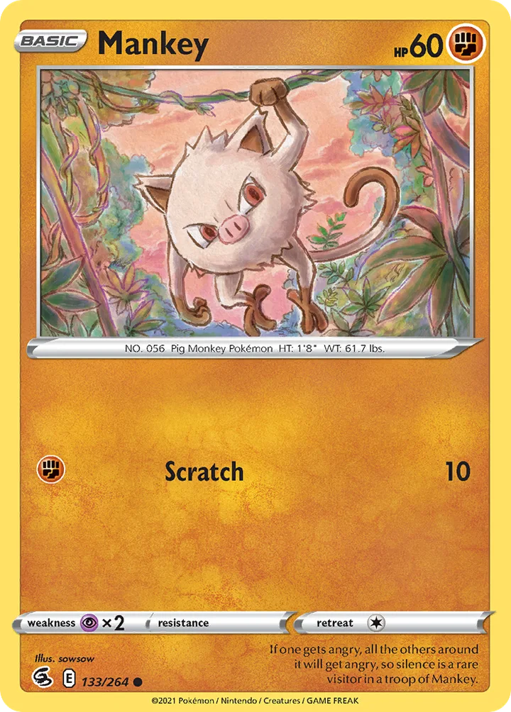 Mankey, Fusion Strike 133/264