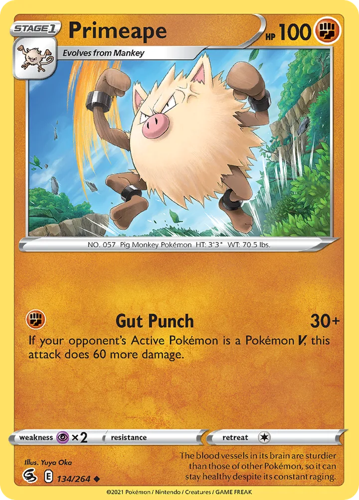 Primeape, Fusion Strike 134/264