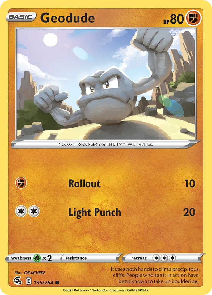 Geodude, Fusion Strike 135/264