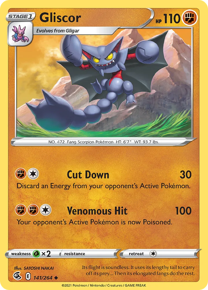 Gliscor, Fusion Strike 141/264