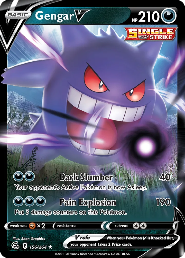 Gengar V, Fusion Strike 156/264