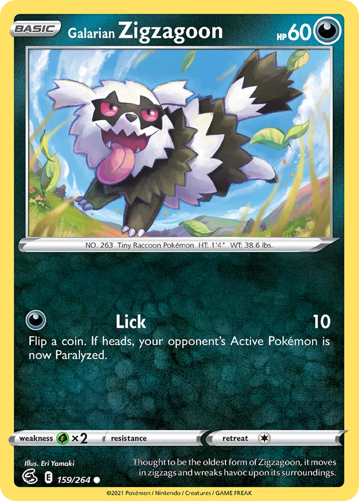 Galarian Zigzagoon, Fusion Strike 159/264