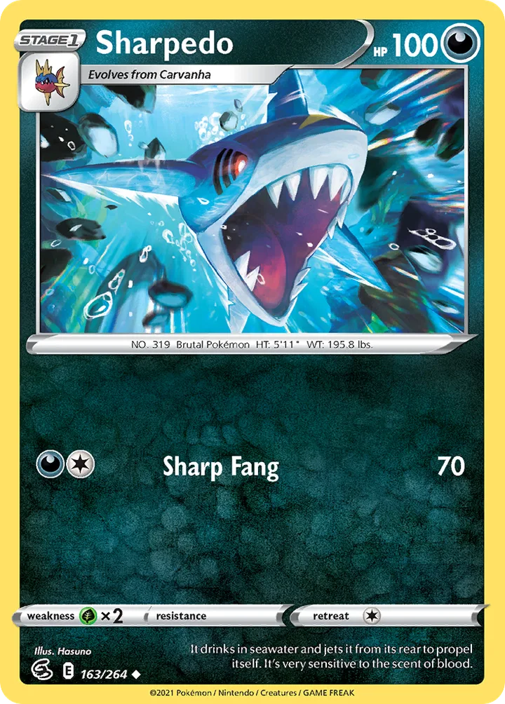Sharpedo, Fusion Strike 163/264