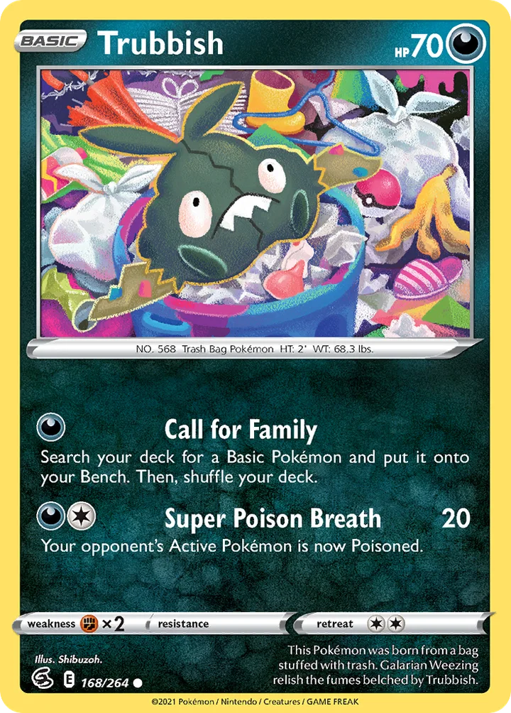 Trubbish, Fusion Strike 168/264