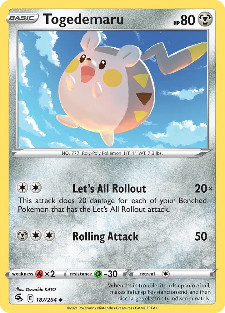 Togedemaru, Fusion Strike 187/264