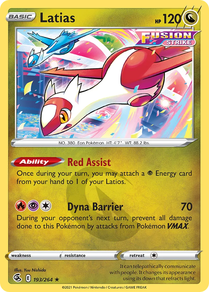 Latias, Fusion Strike 193/264